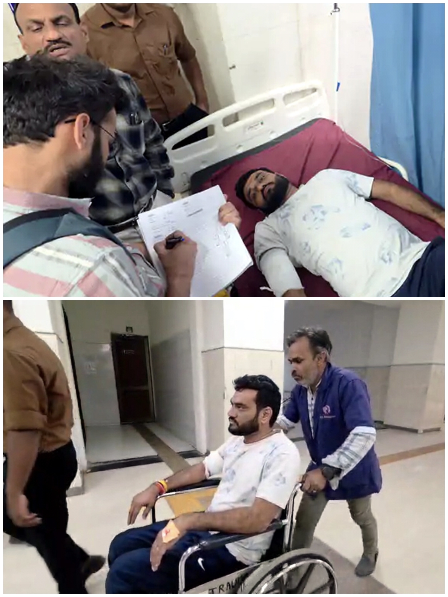 શામળાજીના અણસોલ પાસે રાજસ્થાનથી લવાતો, ગુજસીટોકનો આરોપી ચકમો આપી ભાગ્યો.