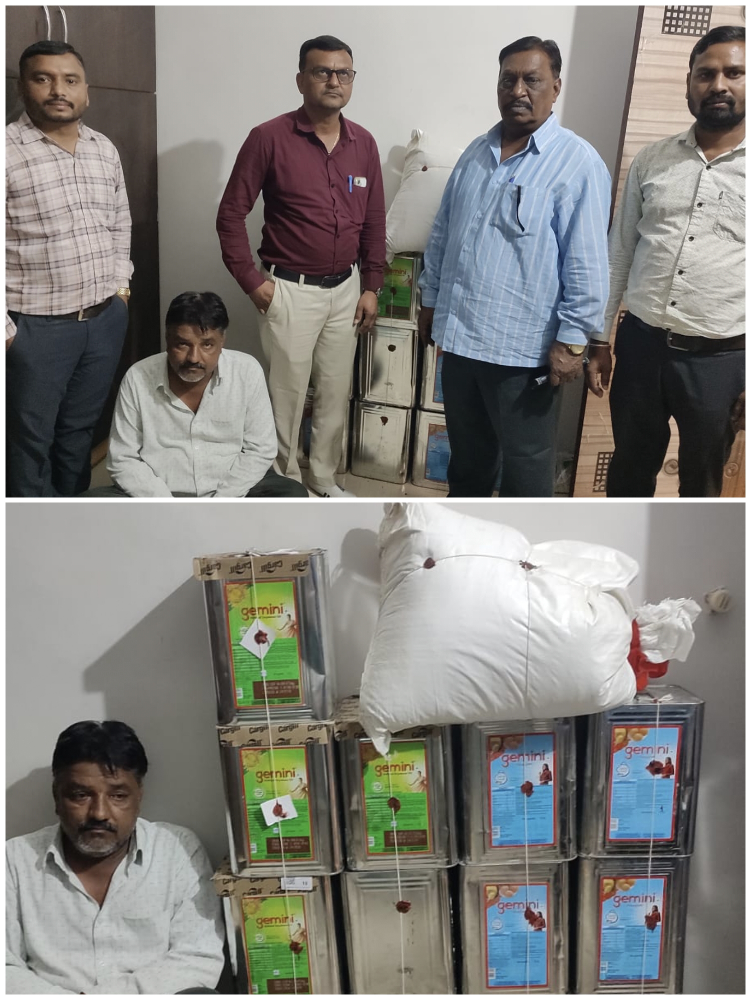 હિંમતનગરના રાયગઢમાંથી નકલી ઘી પકડાયું. જિલ્લા ફુડ વિભાગ દ્વારા રૂ.પ૦ હજારનો શંકાસ્પદ જથ્થો સીઝ કરાયો.