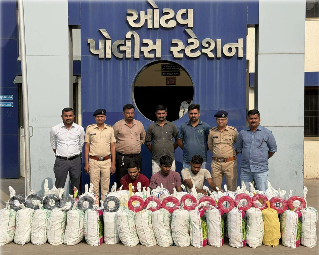 ઓઢવ પોલીસે ડુપ્લિકેટ ઈલેક્ટ્રીક વાયર ઉત્પાદકોને ઝડપ્યા, 40 લાખથી વધુની સામગ્રી જપ્ત